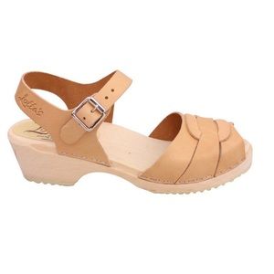 Lotta from Stockholm Low Peep Toe Clogs 40